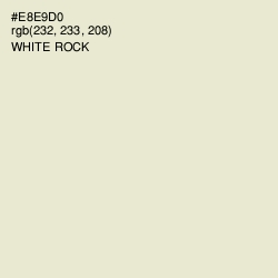 #E8E9D0 - White Rock Color Image